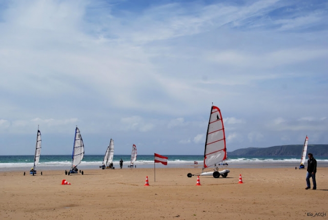 Rendez vous char a voile dans la Manche
